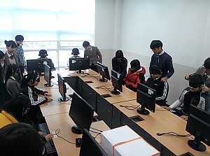 시각장애인 체험교실-포항예고