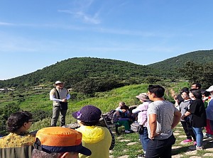 < '경북시각장애인트레킹' 청산도 여행 >